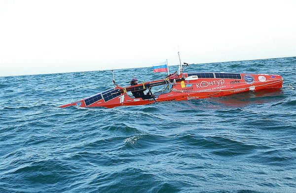 Федор Конюхов установил мировой рекорд на весельной лодке в Южном океане